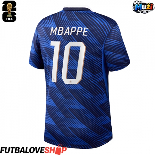 Dres Francúzsko Kylian Mbappe #10 Domáci MS 2026 Krátky Rukáv